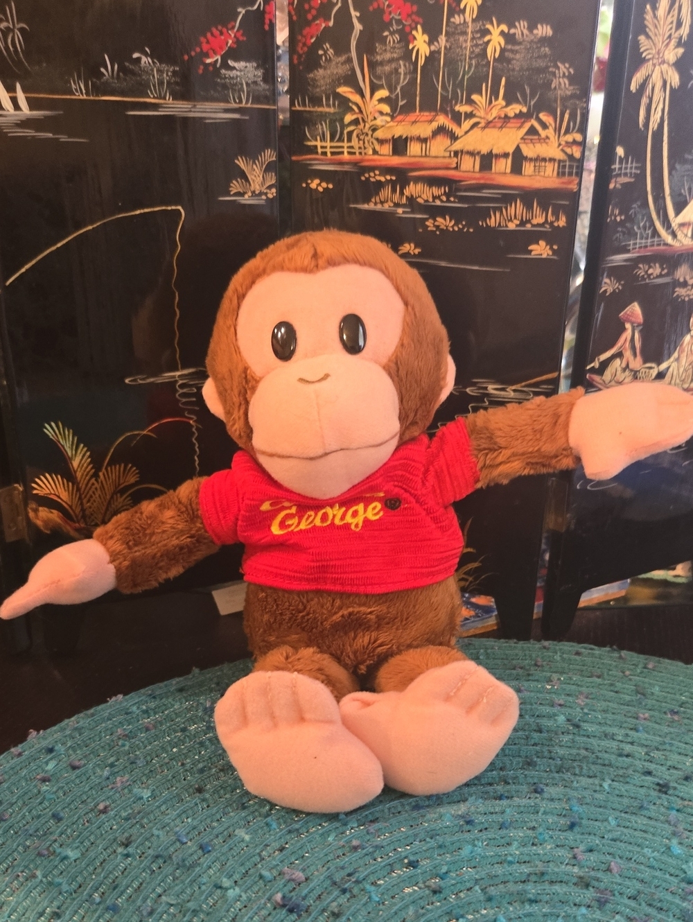 Curious George Plush Monkey in Red Shirt